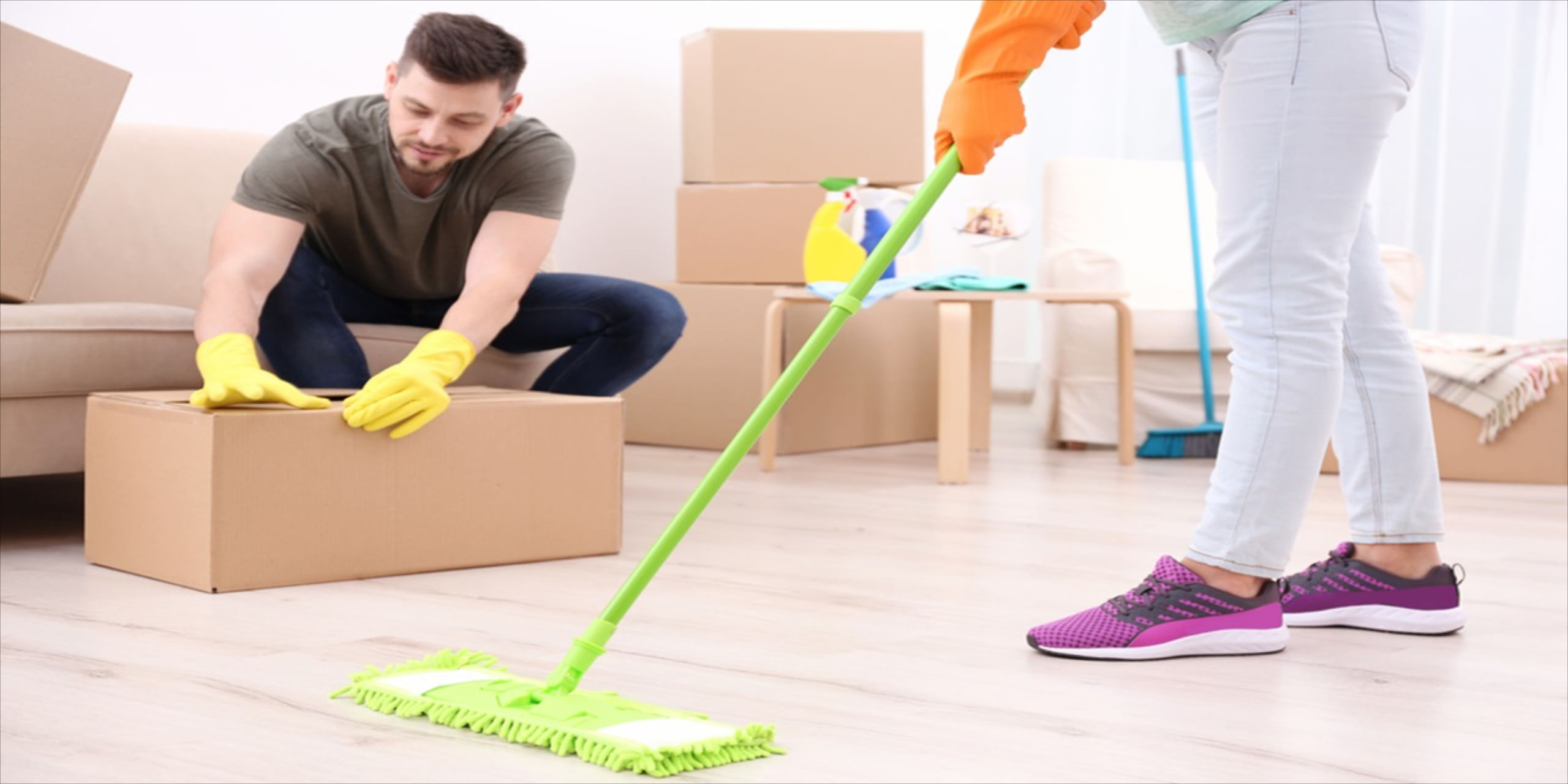 Move-in and move-out cleaning service in the UK