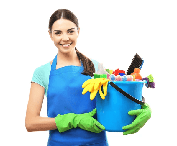 Eco-friendly cleaning products used by UK cleaning service